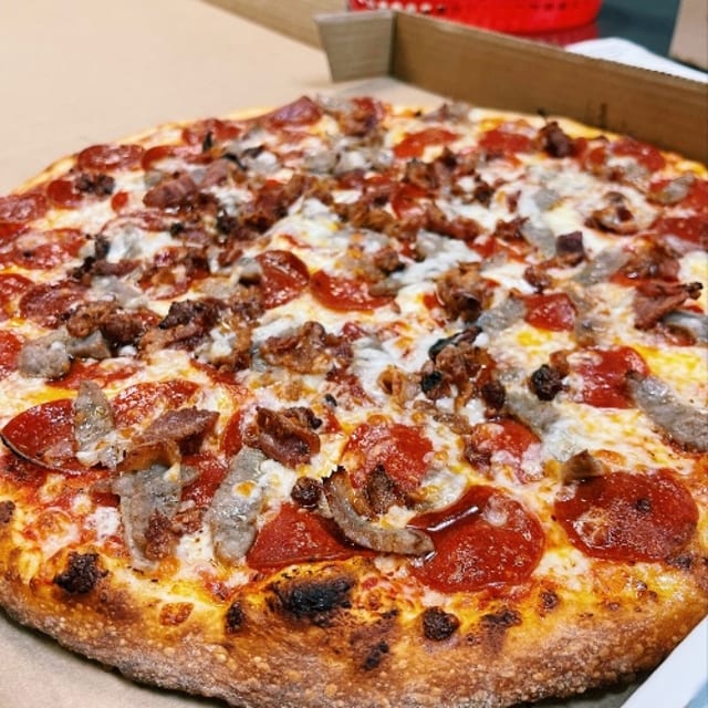 Double Meat Democracy Pizza (16'' Large).