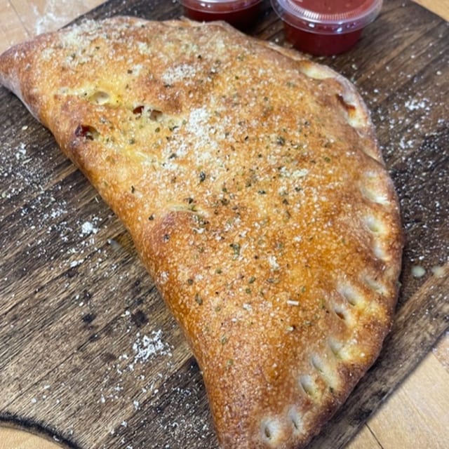 Chicken Garlic Calzone.