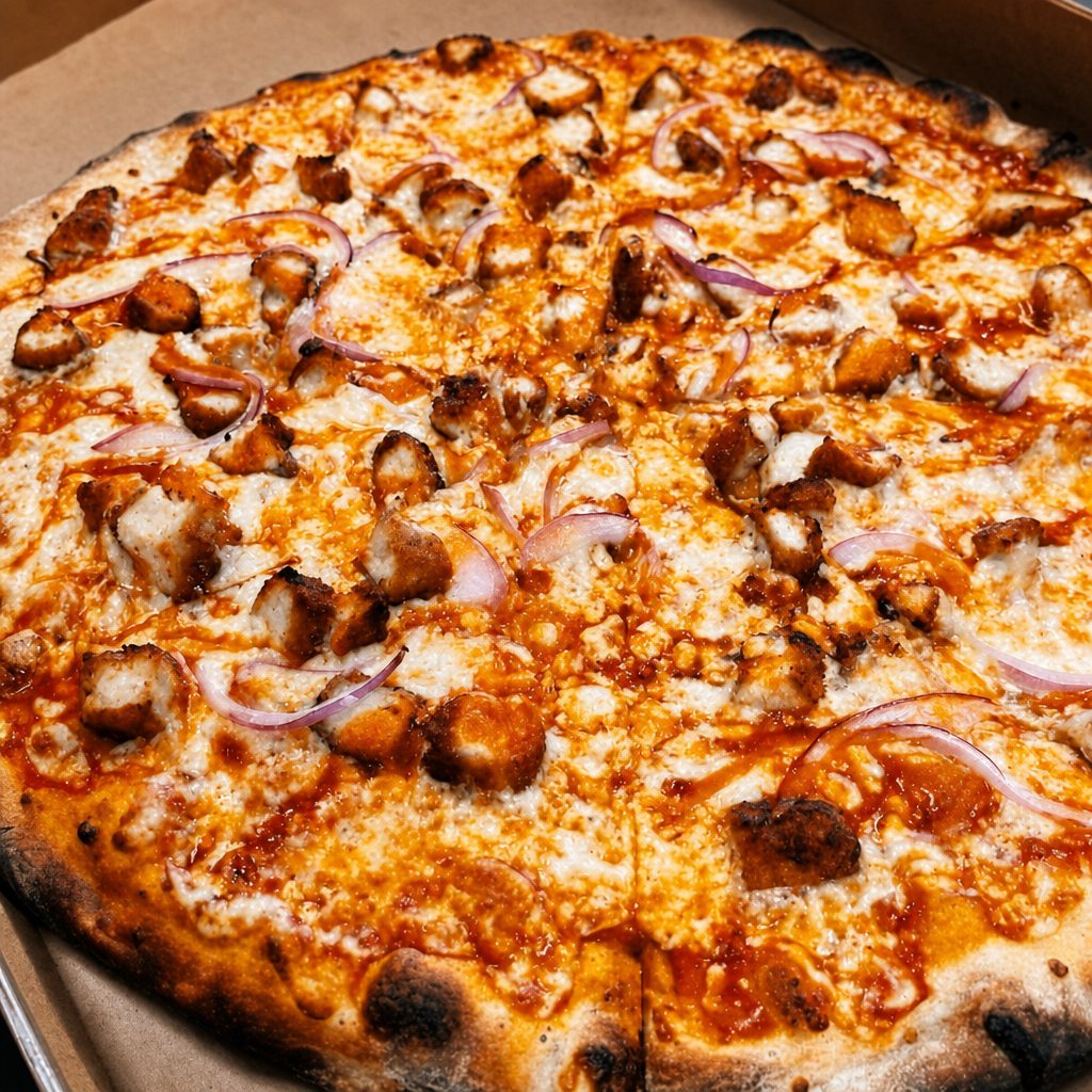 Where Buffalo Chicken Roam Pizza (16'' Large).