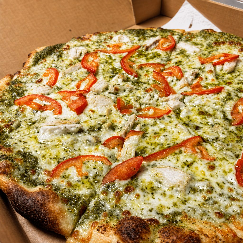 Chicken Pesto Party Pizza (8" Small).