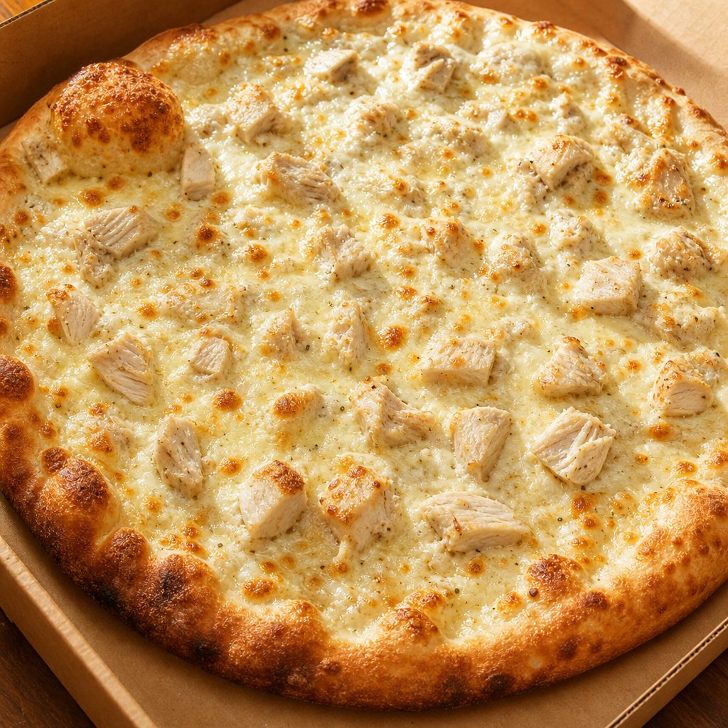 The Alfredo Pizza Ambassador Pizza (14'' Medium).
