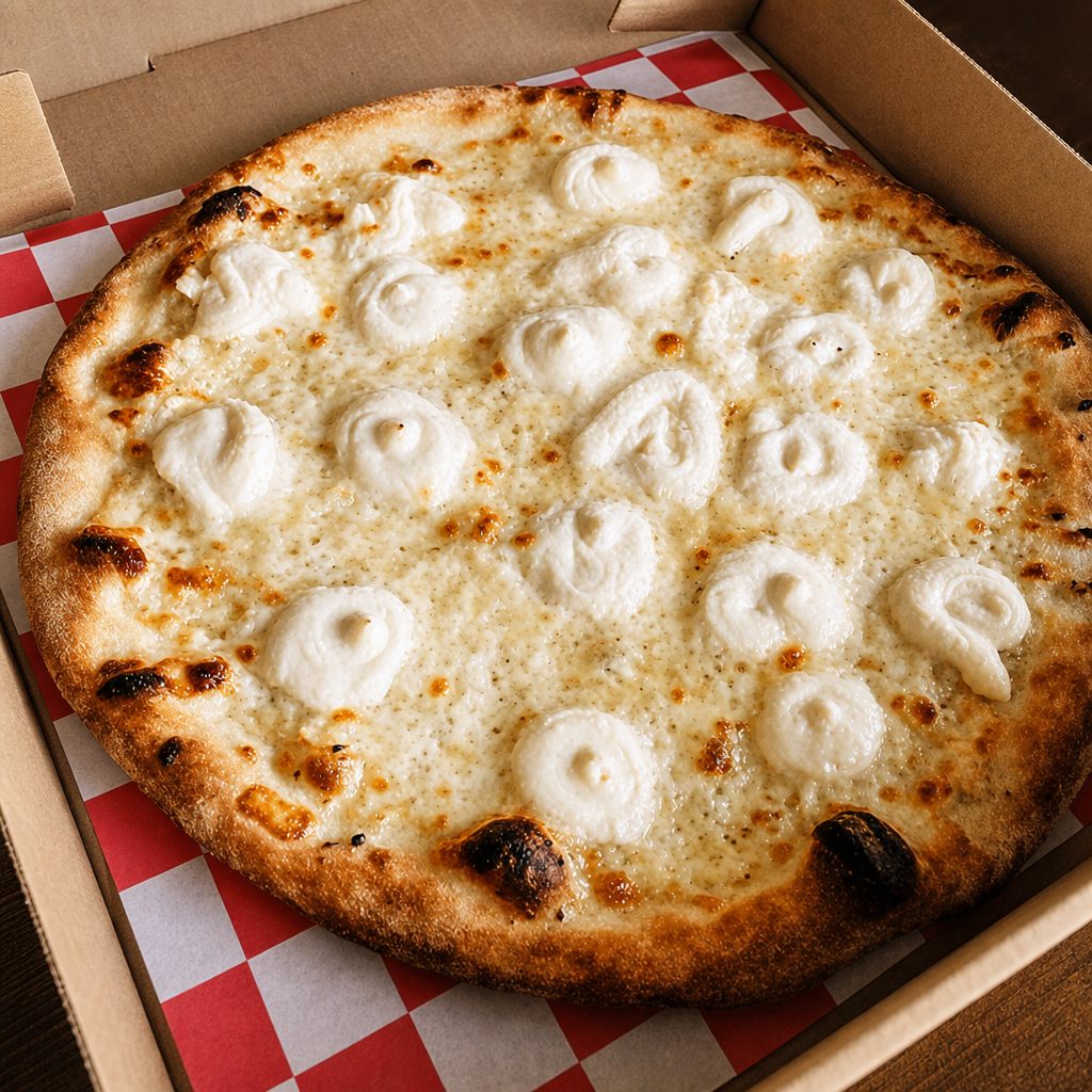 White Pie Republic Pizza (14'' Medium).