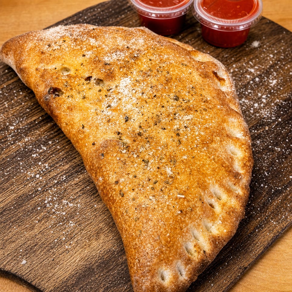 Meatball & Mozzarella Calzone.