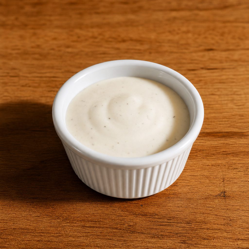 Fresh Made Ranch Sauce.